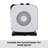 Portable Oscillating Portable Ceramic Space Heater withThermostat, 1500W, White Y3N3 - product image 7