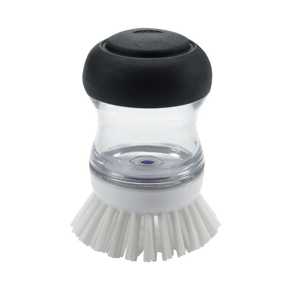 Refillable No-Mess Soap Dispensing Palm Cleaning Brush X4E3 - product image 1