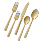 Summerside Champagne Matte Stainless Steel Flatware Set, Serves 4, 20-pc L7R4 - product image 2