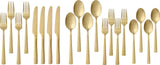 Summerside Champagne Matte Stainless Steel Flatware Set, Serves 4, 20-pc L7R4 - product image 4