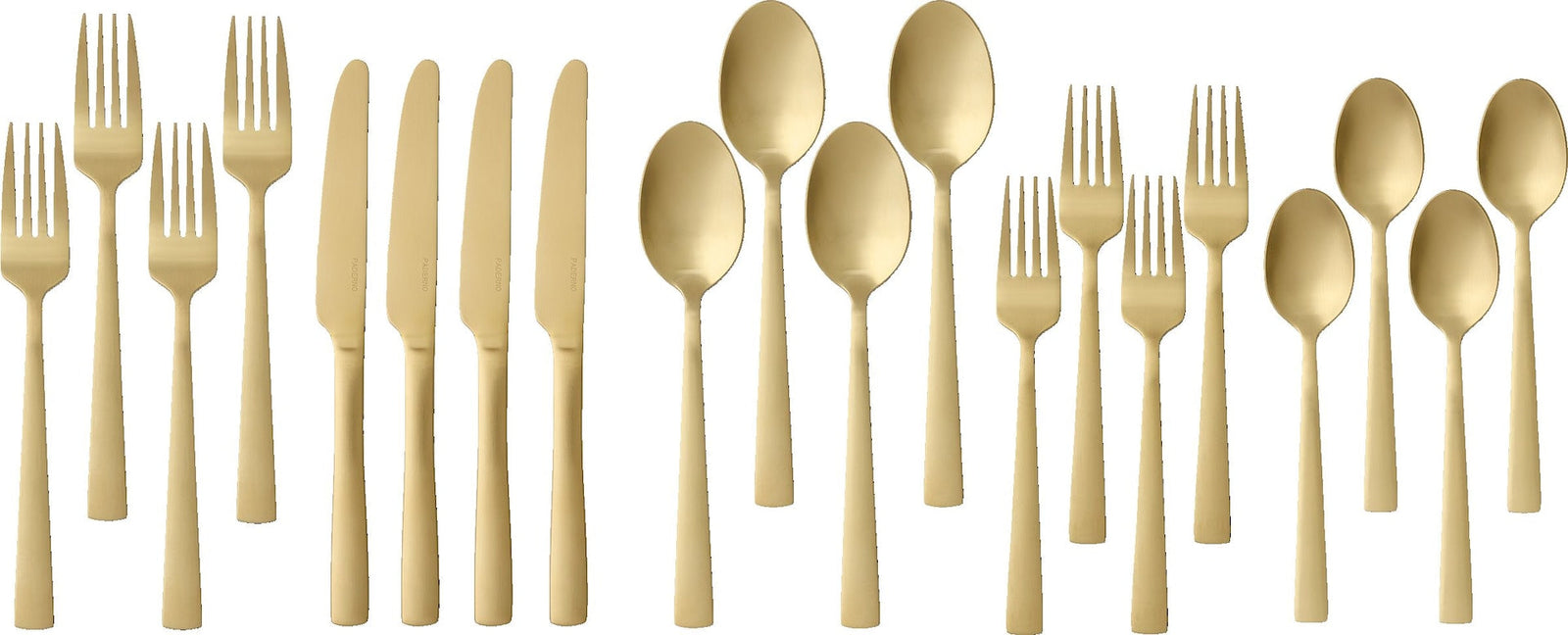 Summerside Champagne Matte Stainless Steel Flatware Set, Serves 4, 20-pc L7R4 - product image 4