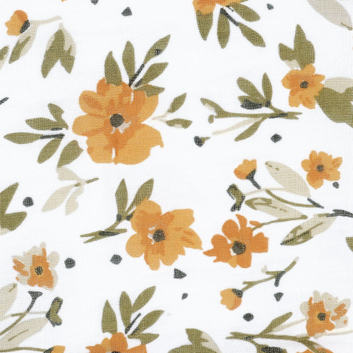 Cotton Muslin Baby Swaddle Blanket, Marigold I8P1 - product image 1