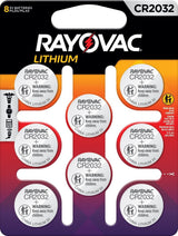 CR2032 Lithium Coin Batteries, 8-ct R2G1 - product image 1