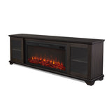 Flame Benjamin Landscape Electric Fireplace TV Stand, 81-in, 1500W, Includes Remote Control, Weathered Wood A4I8 - product image 2