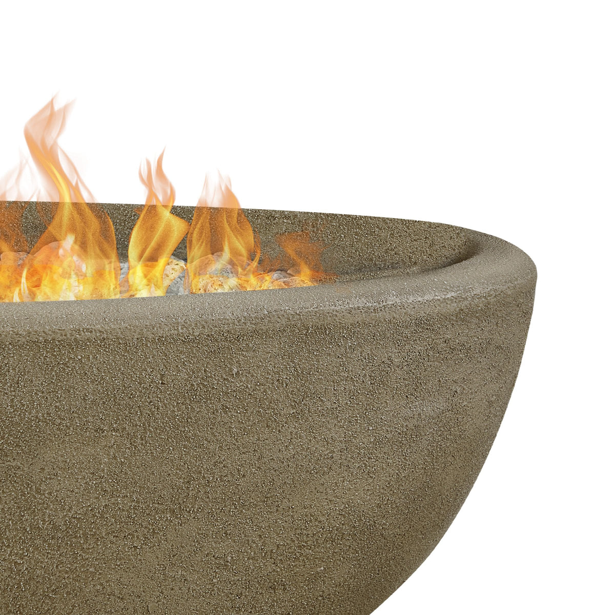 Oval Concrete Propane Fire Pit in Glacier Gray, 48-in F9G6 - product image 2