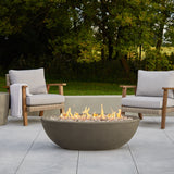 Oval Concrete Propane Fire Pit in Glacier Gray, 48-in F9G6 - product image 4