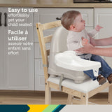 Easy Care Taupe Swing Tray Booster Seat D6B3 - product image 1