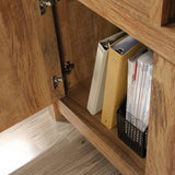 Cannery Bridge 3-Door Bookcase/Bookshelf Storage Cabinet, Sindoori Mango Finish E4K4 - product image 3