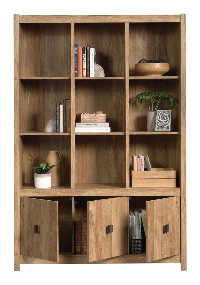 Cannery Bridge 3-Door Bookcase/Bookshelf Storage Cabinet, Sindoori Mango Finish E4K4 - product image 8