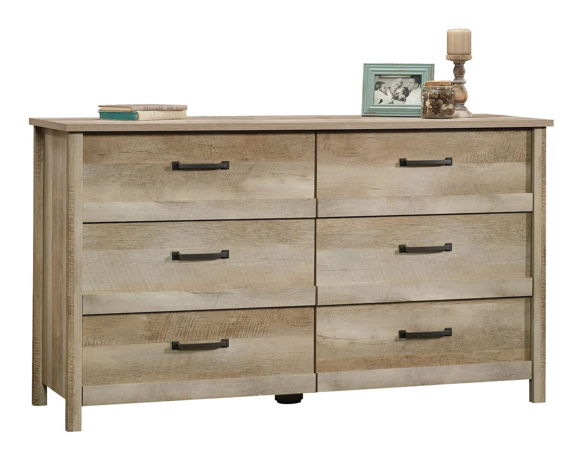 Cannery Bridge 6-Drawer Double Dresser/Chest Bedroom Storage, Lintel Oak Finish S1O4 - product image 2