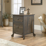 Steel Pedestal River File Cabinet with Drawers, Carbon Oak P6A4 - product image 7
