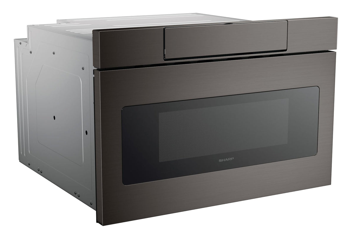 Black Stainless Steel Microwave Drawer Oven, 24-in E8E6 - product image 3