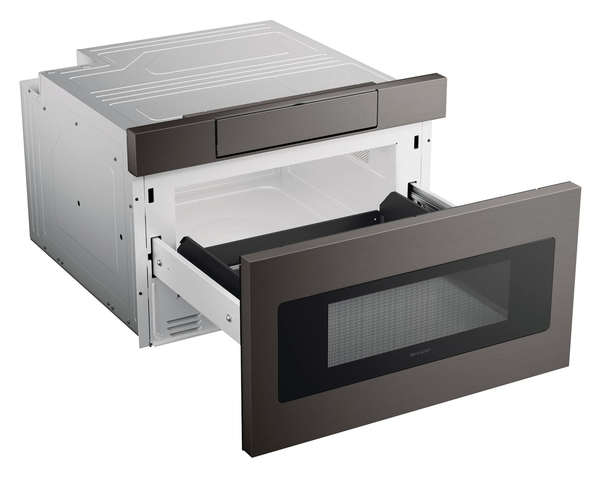Black Stainless Steel Microwave Drawer Oven, 24-in E8E6 - product image 5