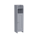 Home 6-Tier Dove Grey Cabinet with 5 Adjustable Shelves M6I0 - product image 1