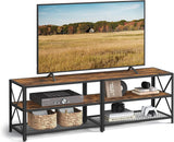 Home 70-in 3-Tier Industrial Rustic Brown TV Stand P1L6 - product image 1