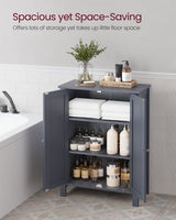 Home Dove Grey Floor Cabinet with 2 Adjustable Shelves M8J1 - product image 2