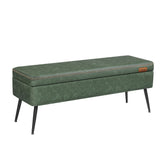 Home Modern Forest Green Ottoman Storage Bench G8O9 - product image 1