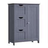Home White Freestanding Cabinet with Drawers D5D5 - product image 1