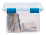 Clear Storage Box with Gasketed Lid, 30-L U5W3 - product image 3