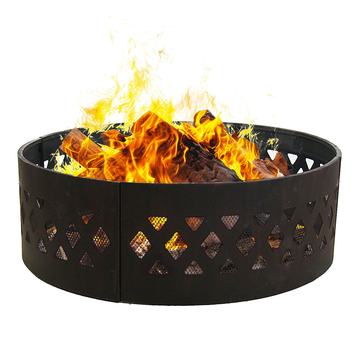 Decor Cut Out Wood-Burning Fire Ring, 36-in T9M6 - product image 3