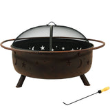 Décor Steel Cosmic Fire Pit, Extra-Large, 42-in Y4X7 - product image 1