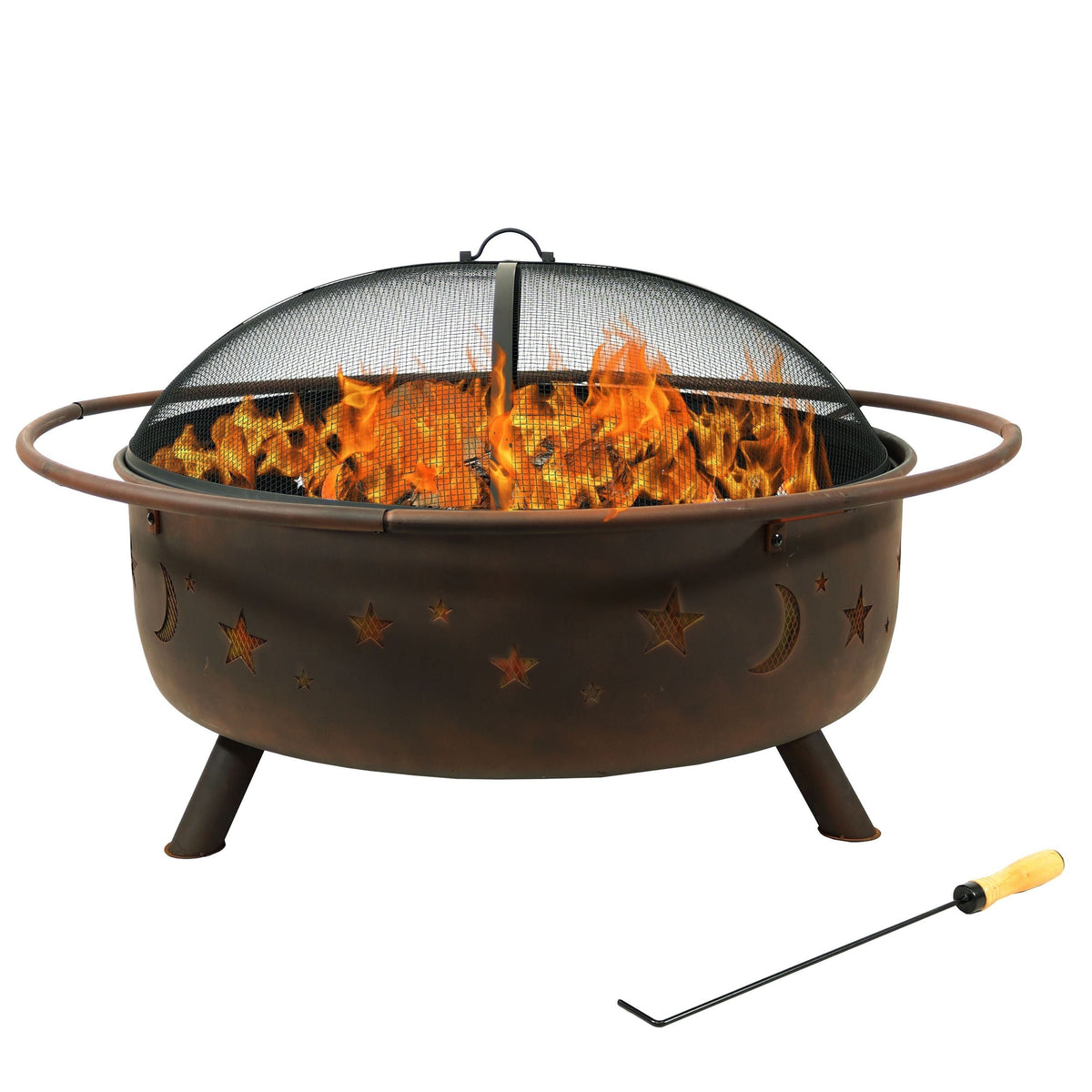 Décor Steel Cosmic Fire Pit, Extra-Large, 42-in Y4X7 - product image 3