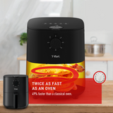 Easy-Fry Compact Air Fryer with Non-Stick Basket, 3.69-qt Z6B4 - product image 7
