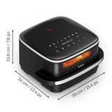 Easy Fry XL Surface Air Fryer, 10-in-1, Large Air Fryer, Super-Sized Cooking Surface, Compact Format, 4L / 4.2Qt, Black F1Y4 - product image 8