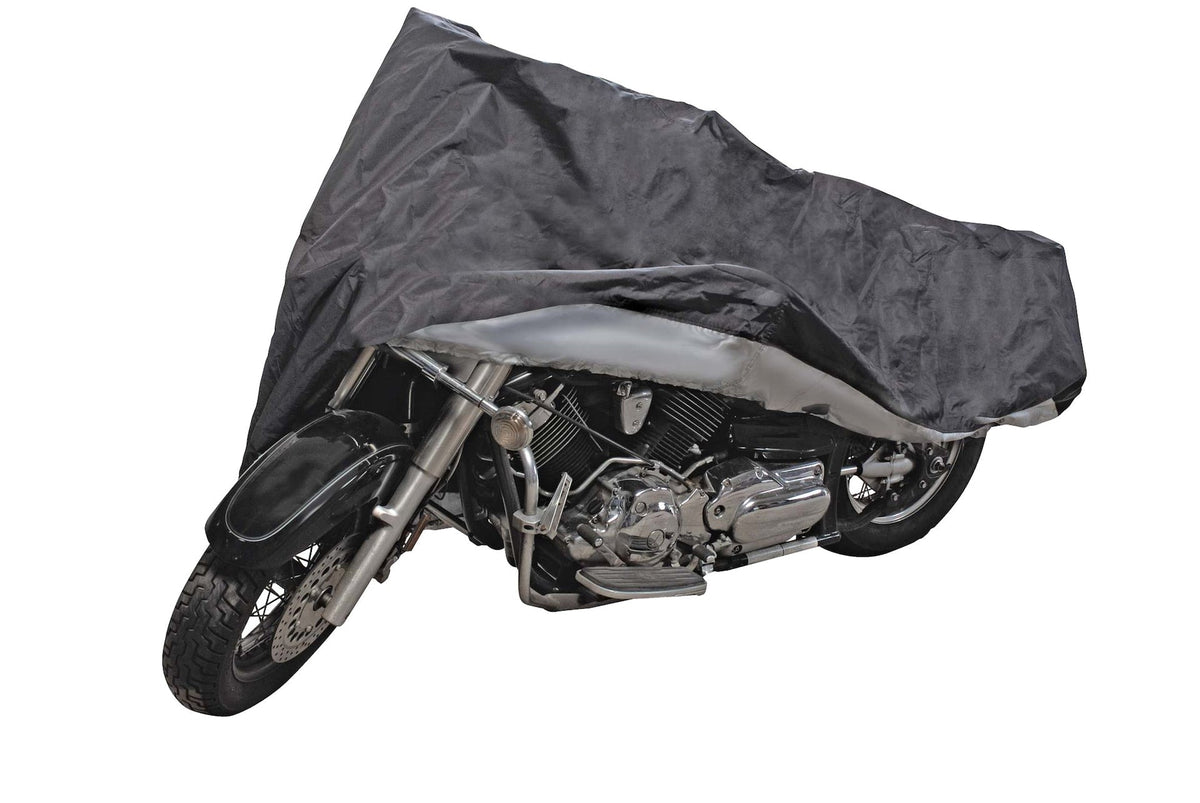 Premium Polyester Motorcycle Cover, Black, X-Large L7E9 - product image 3