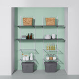 type A Floating Wall Shelf Board, Black Slate, 16 x 35-in Z4M4 - product image 7