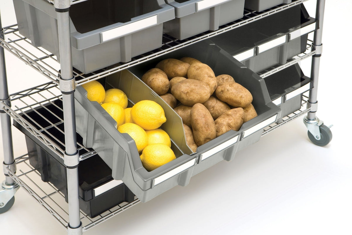 Classics 7-Tier NSF 16-Bin Rack Shelving, 36-in x 14-in x 56-in O6P9 - product image 7