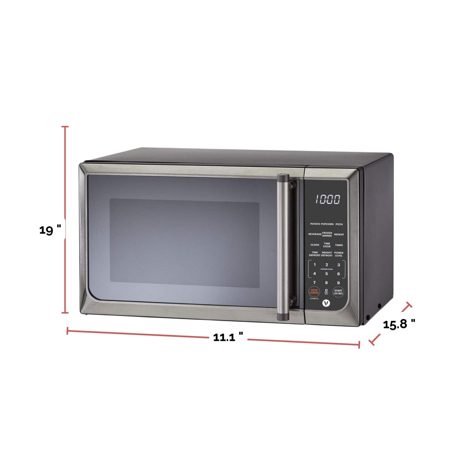 Microwave, Stainless Steel, 0.9-cu-ft T7A8 - product image 7