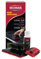 Complete Glass Cooktop Cleaning Kit, 3-pc, Include Scrub Pad, Scraper and Cleaning Solution O2N6 - product image 1